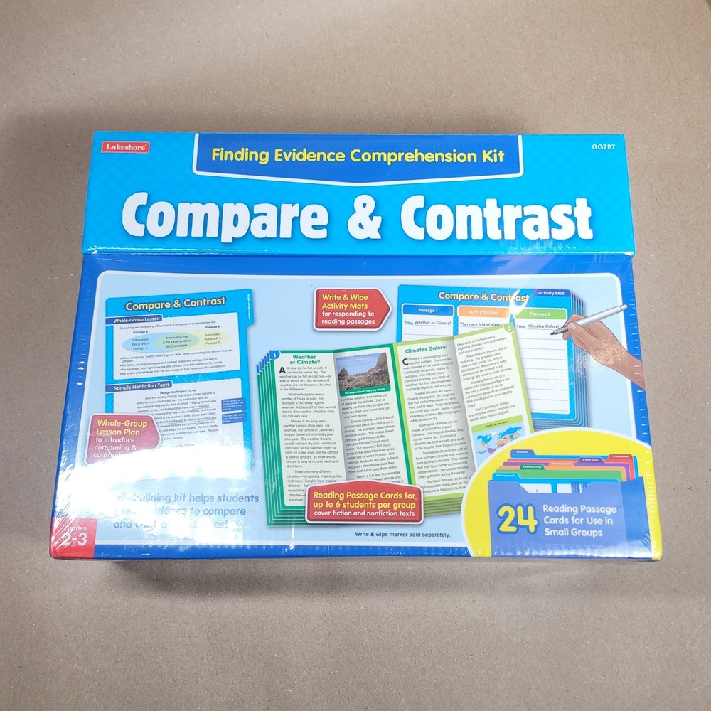 Compare & Contrast Finding Evidence Kit - Gr. 2-3