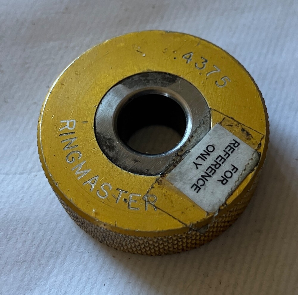 Ringmaster .4375 Smooth Bore Ring Gage 7/16
