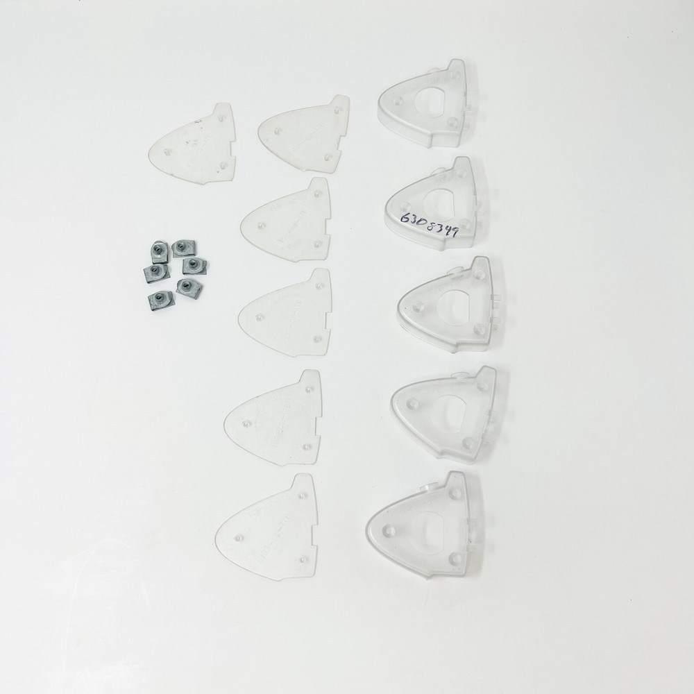 5 pcs Set of Clear Plastic Bracket 6308349