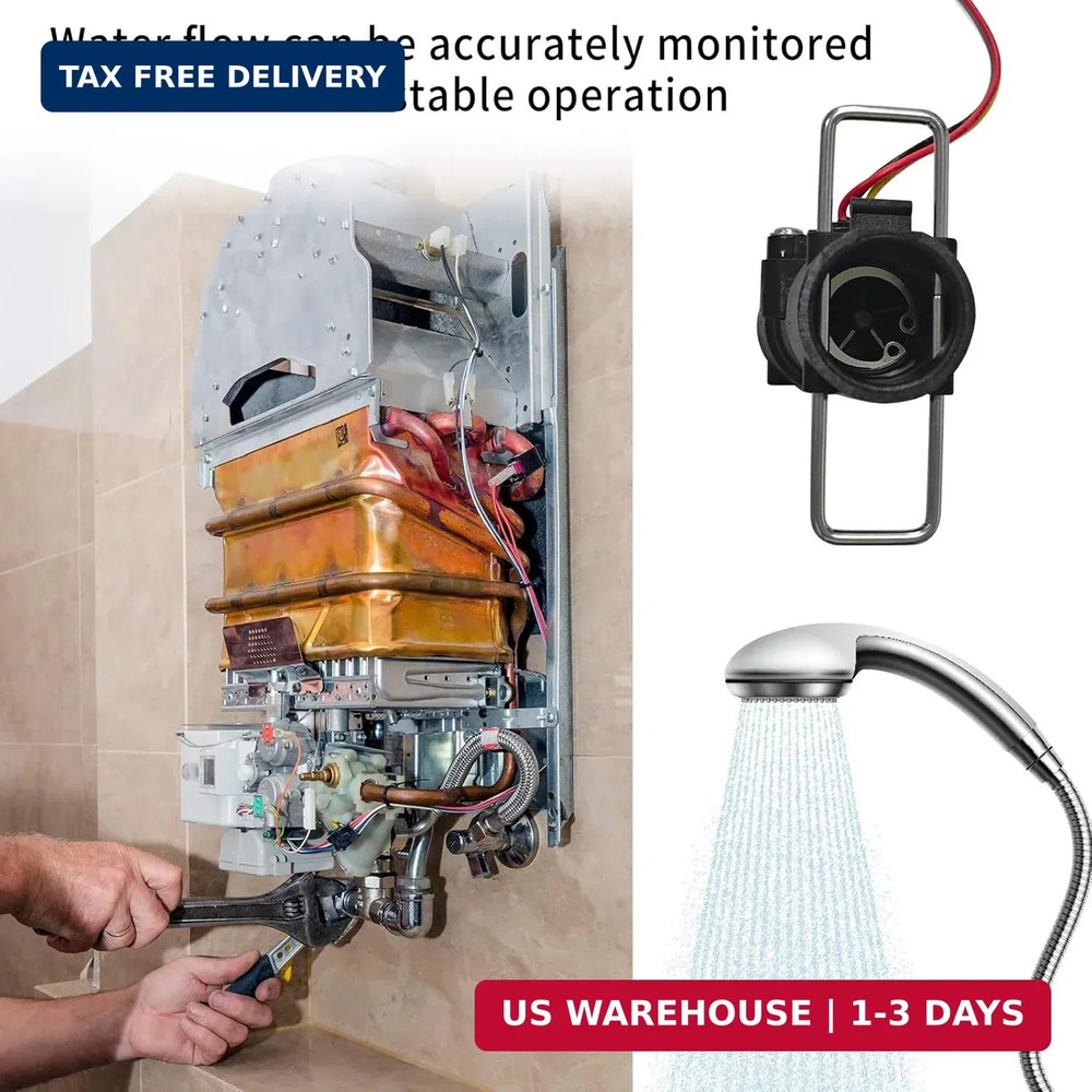 Water Heater Water Flow Sensor for CAMPLUX Ranein Recpro Girard FOGATTI Furrion