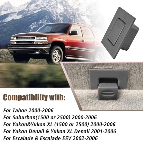 Seat Back Latch Release Handle,Second Row Folding Rear Row Bucket Button Gray