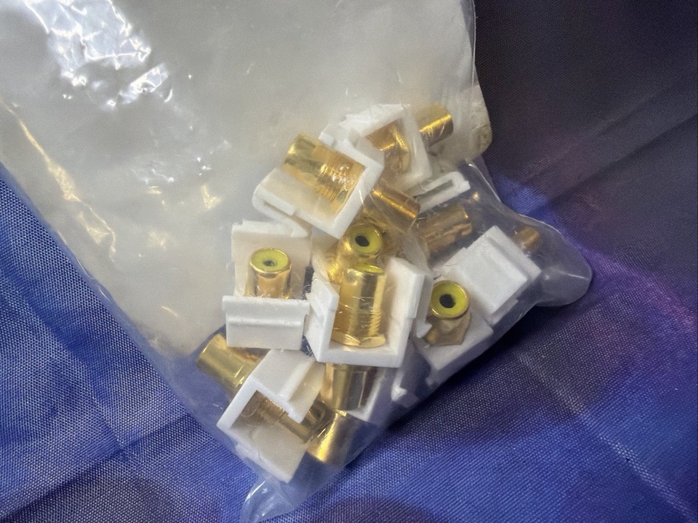 RCA Keystone Jack Yellow 10 Pk