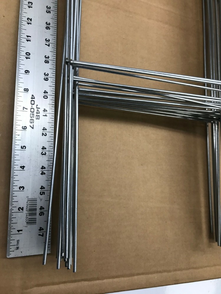 100 Pack Stake Double "H" 10x30 inch x 9Ga Galvanized Wire Stake Ship same Day