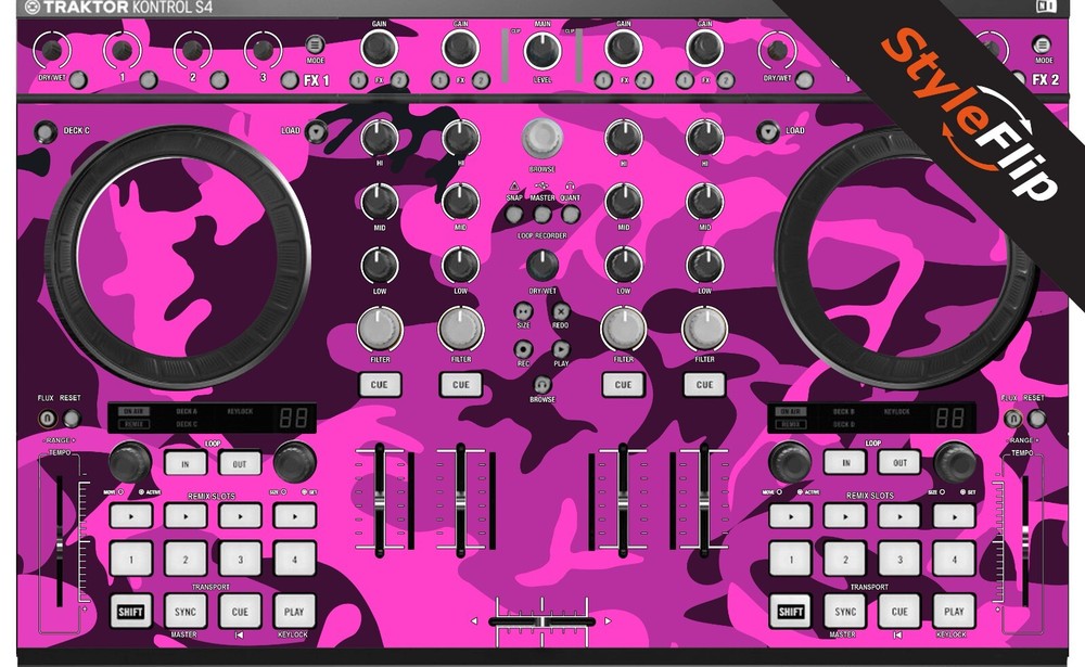 Native Instruments TK S4 MK2 | Pink Camo | Protective Decal | StyleFlip Skins