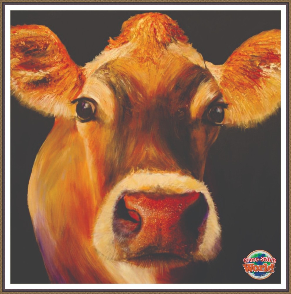 Sweet Cow  208 - Chart Counted Cross Stitch Pattern Needlework