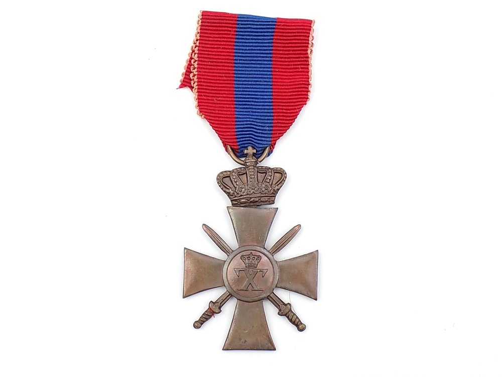 Original WWII Greek 1940 War Cross Bronze Third Class