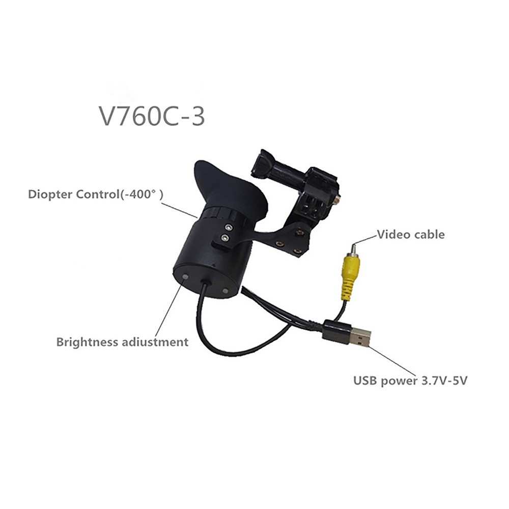 V760C-3 Wearing Large HD Screen Portable Display Head Mounted Display