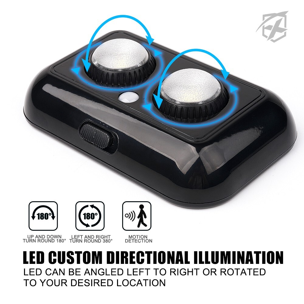 Motion Sensor Gun Safe Light Cabinet Light Night Lamp Wall Storage Shelf Light