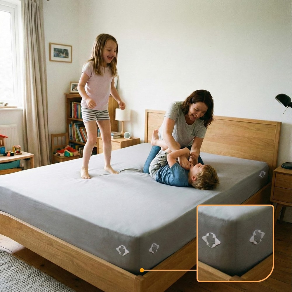 Bed Holder Corner Straps, Clips, Metal Material, Easy to Install, Keep Sheets...