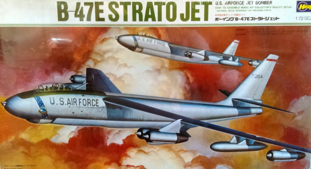 B-47D PLAN + CONSTRUCTION ARTICLE for a Very Rare 54" UC Scale Model Airplane
