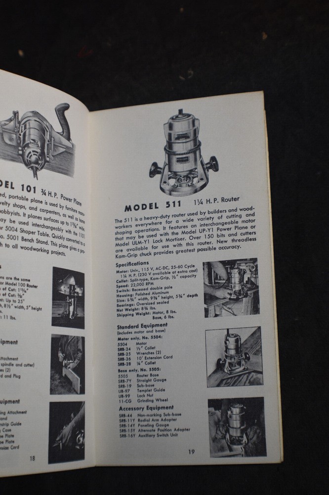 1950s Porter Cable Bits & Cutters Brochure