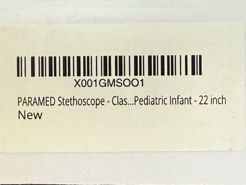 PARAMED Single Head Stethoscope