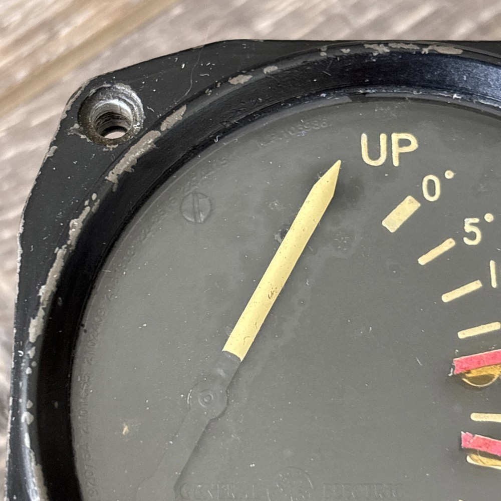 WW 2 B-29 Flap Position Gauge Indicator Instrument NICE!!