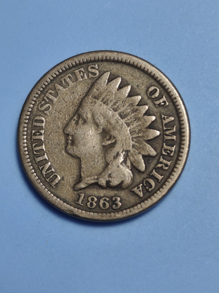1863 Indian Head Cent #447