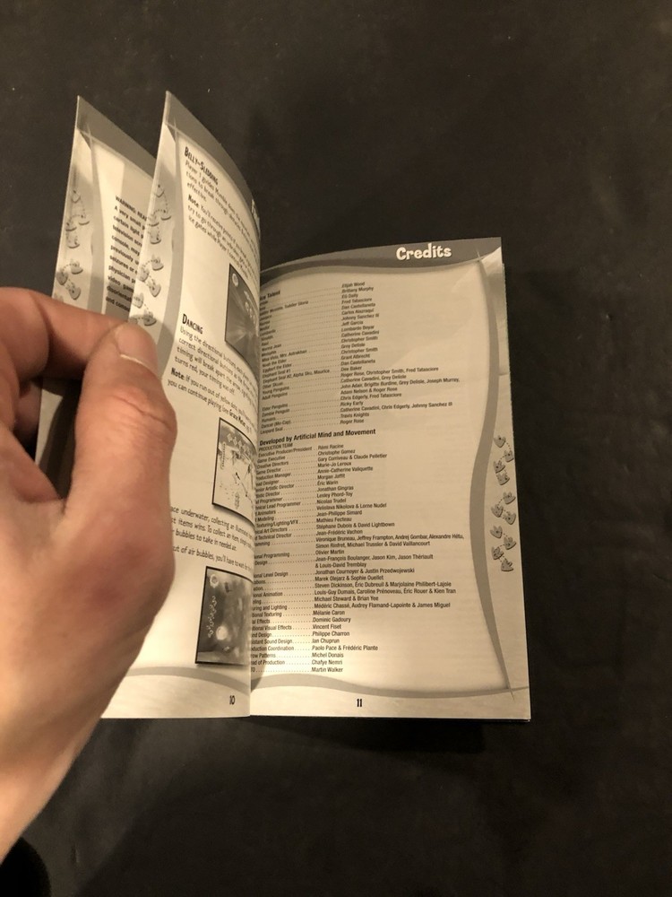 Happy feet ps2 Manual only