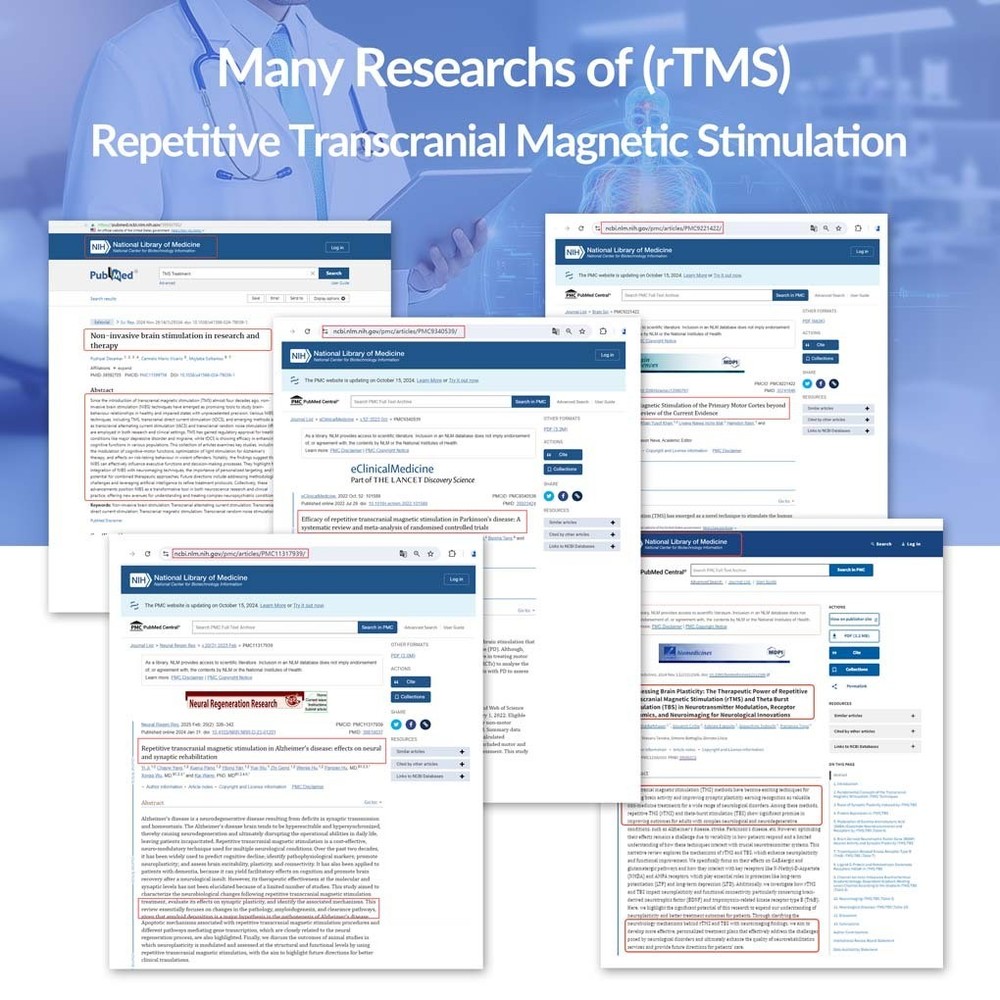 rTMS Therapy Machine Non-Invasive Brain Stimulation for Depression & Anxiety