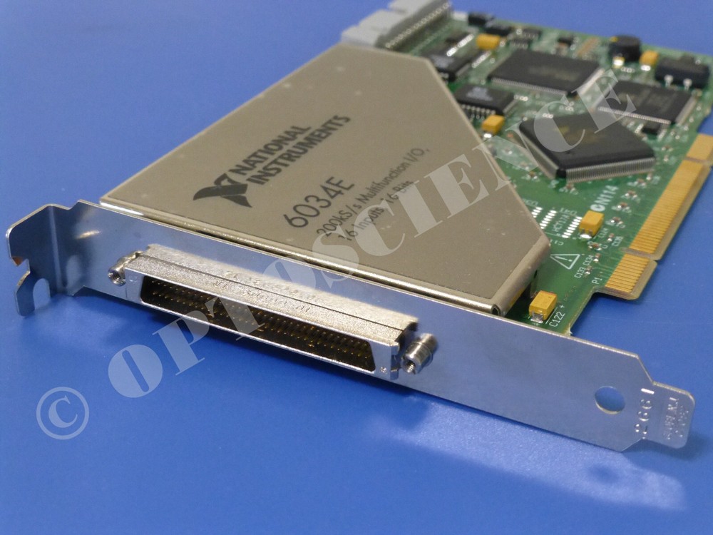 National Instruments PCI-6034E NI DAQ Card, 16 bit Analog Input, Multifunction