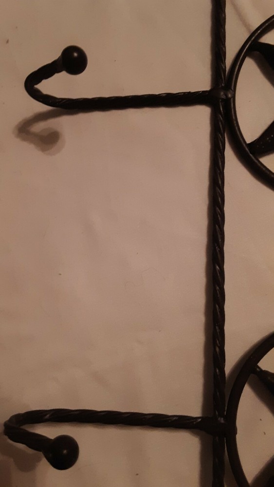 Cast Iron Texas Star 2 Hook Bracket