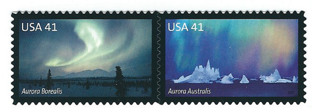 Scott #4203/4... 41 Cent...Polar Lights... Pair