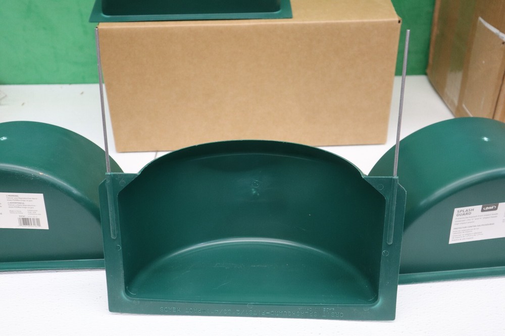 (4) Underground Sprinkler System Splash Guard, High-Impact Plastic