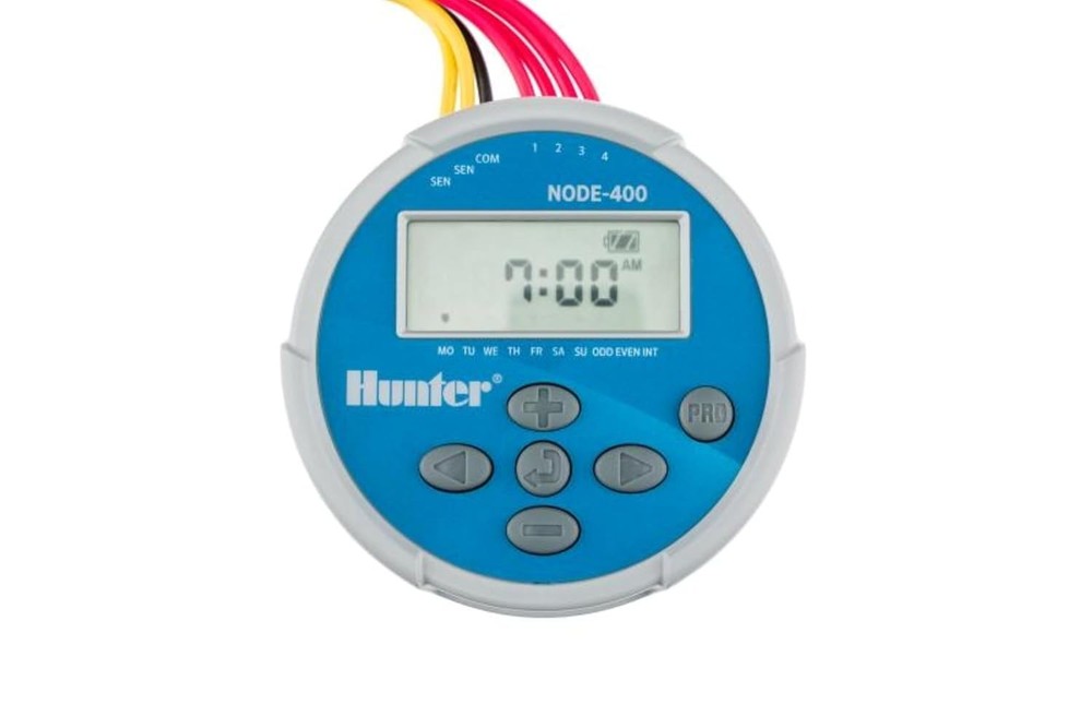 Hunter NODE400 4-Station Battery Controller (Solenoid Not Included)