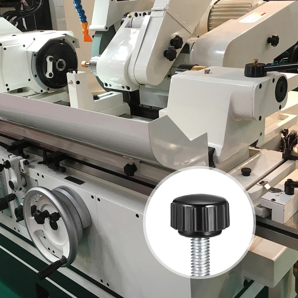 M4 x 16mm Male Thread Knurled Locking Knobs 12pcs