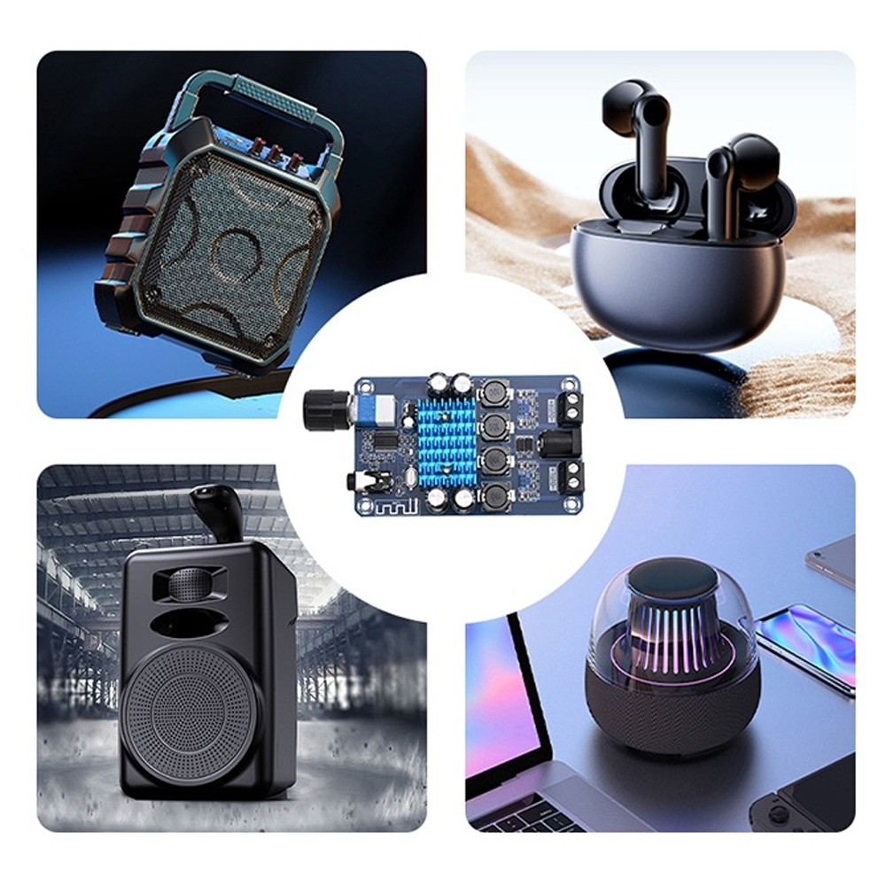 Digital Power Amplifier Board Class D 50W*2 Audio Versatile Audio Solution