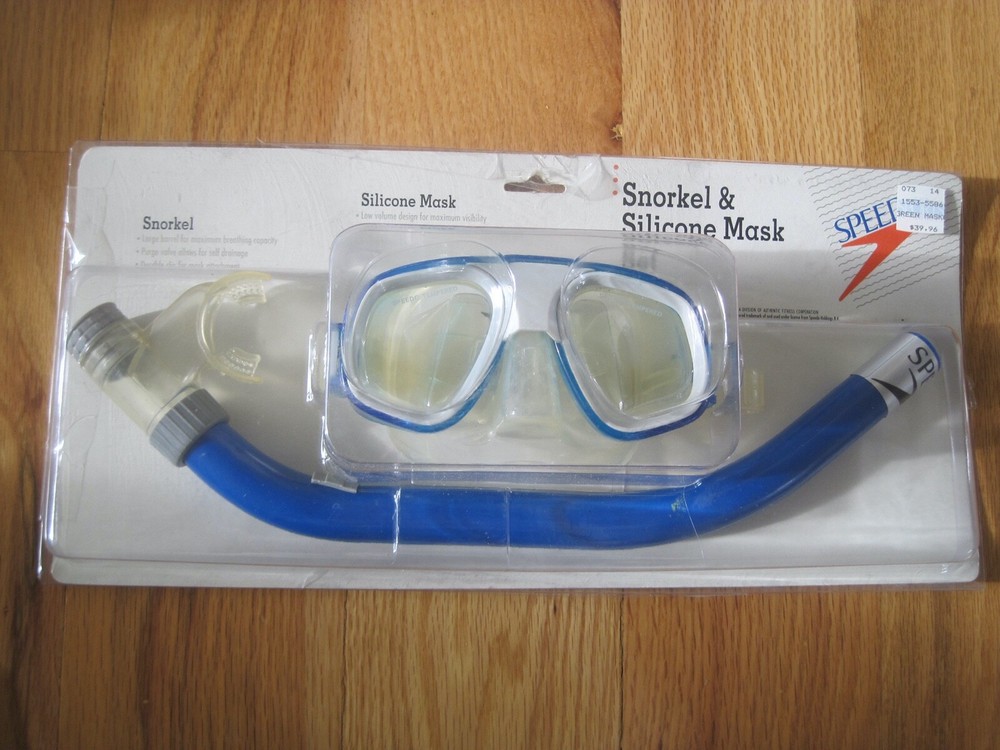 Snorkel Silicone Mask Speedo Retail 39.96