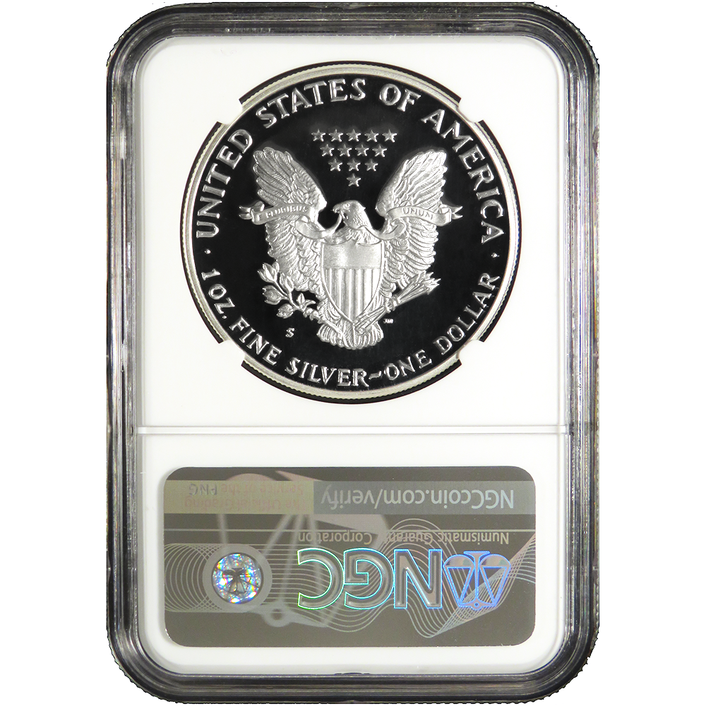 1989-S Proof $1 American Silver Eagle NGC PF70UC Brown Label