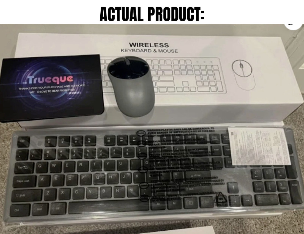 Wireless Keyboard & Mouse Combo Black | Plug & Play NEW IN BOX