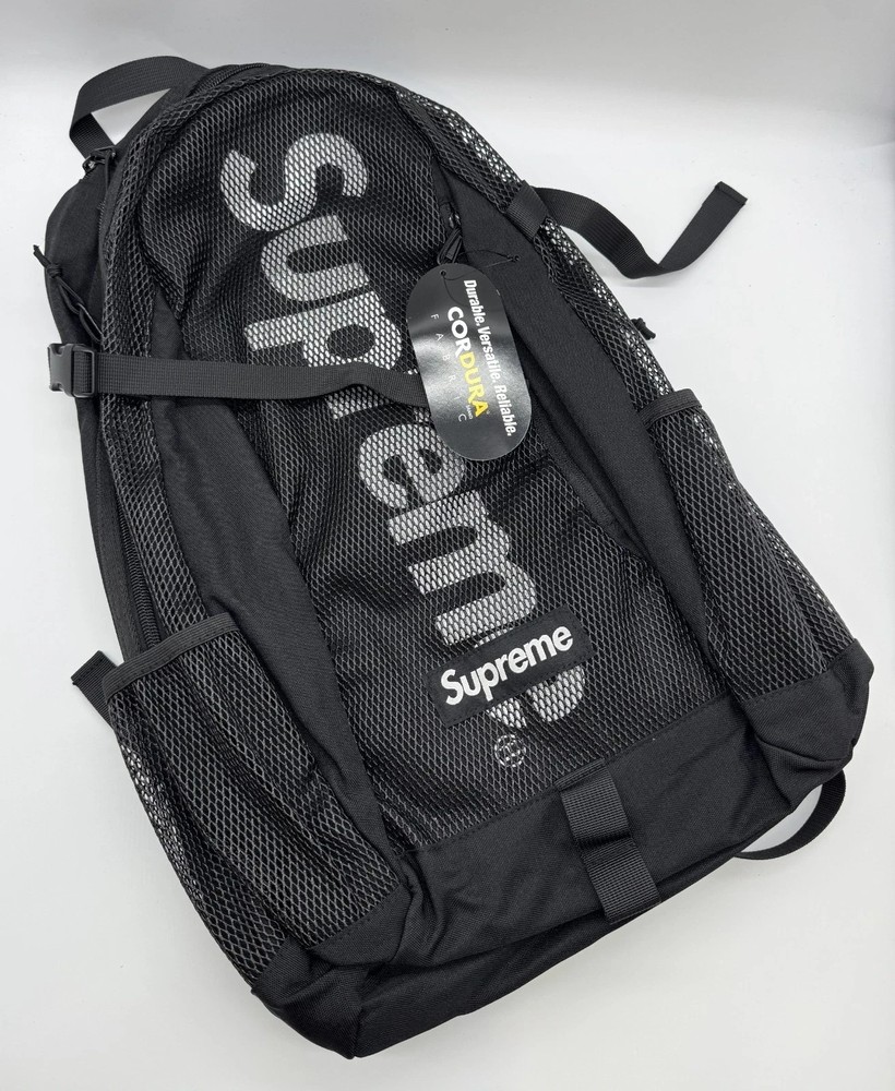 Supreme SS20 Black Mesh Backpack