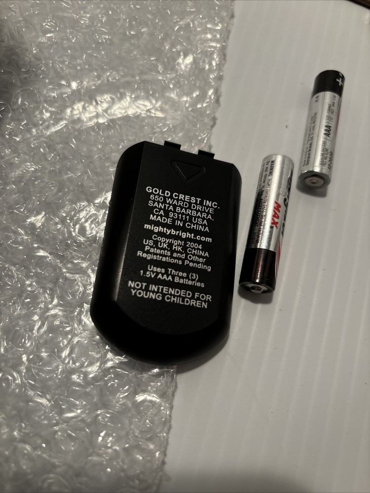 migthy brights mini super led book light black 36856 (b74)