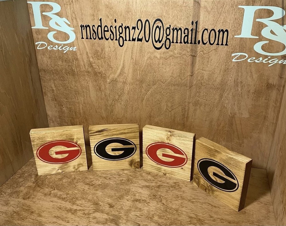 SEC TEAM COASTERS. SET OF 4