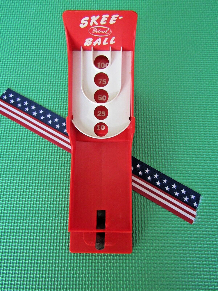 skee ball arcade game vintage plastic