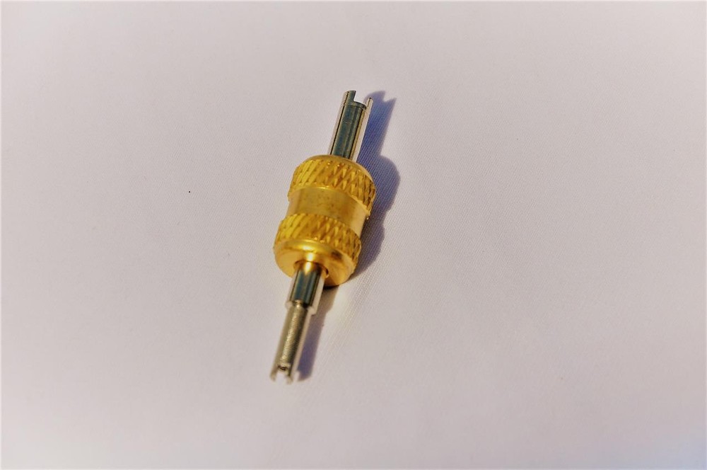 Dual Size Schrader Valve Core Remover/Installer Dischanged System HVAC/R Tool Ac