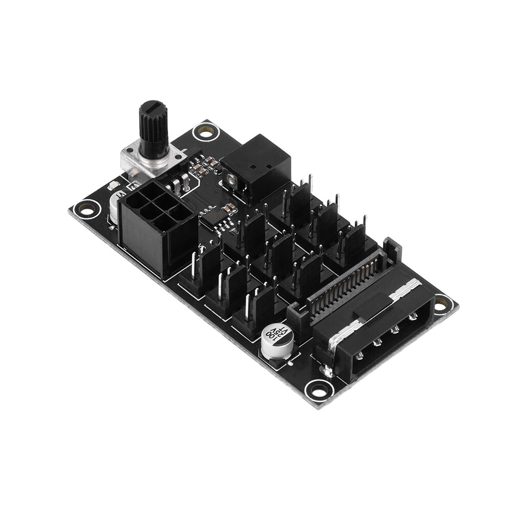 Computer Chassis PWM Violent Fan Speed Controller 9-Channel Fan Hub Controller