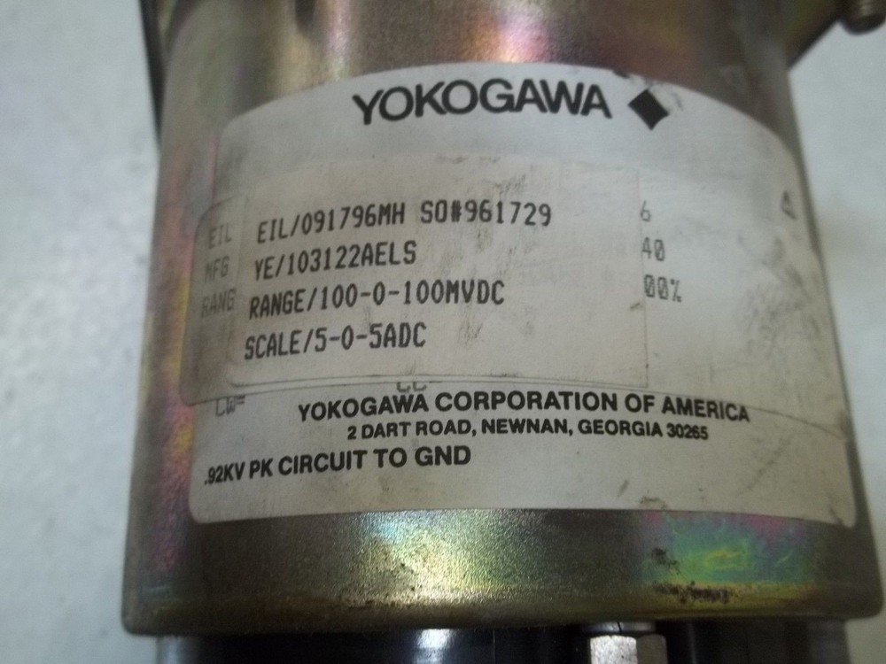 YOKOGAWA YE/103122AELS PANEL METER 5-0-5 UNMP