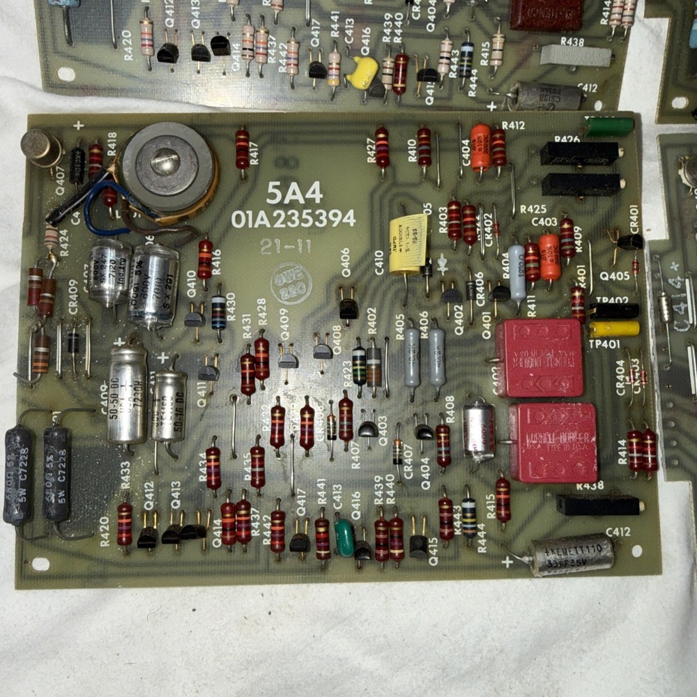 4 Vintage Bell ? Components Telephone Operator Circuit Board Switch Console