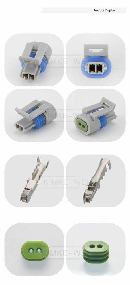 2 Pin GM Delphi Intake Air Temperature Sensor Connector Plug Kit IAT MAT ACT