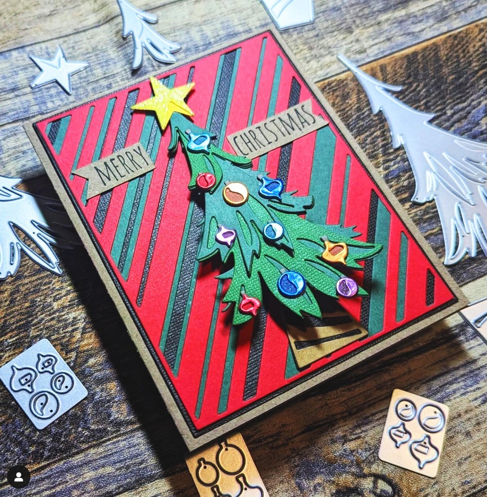 Sizzix Thinlits Colorize Trim a Tree 14pc #666332 Retail $34.99 Tim Holtz NEW