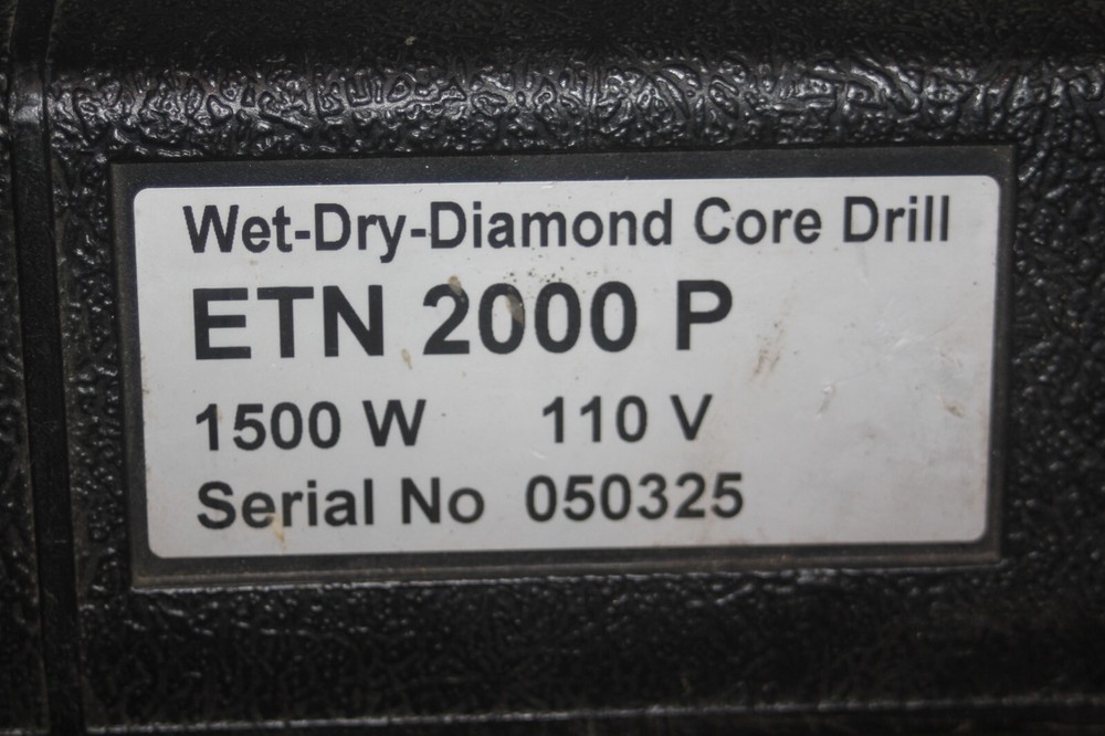 Eibenstock Wet/Dry Diamond Core Drill ETN 2000P