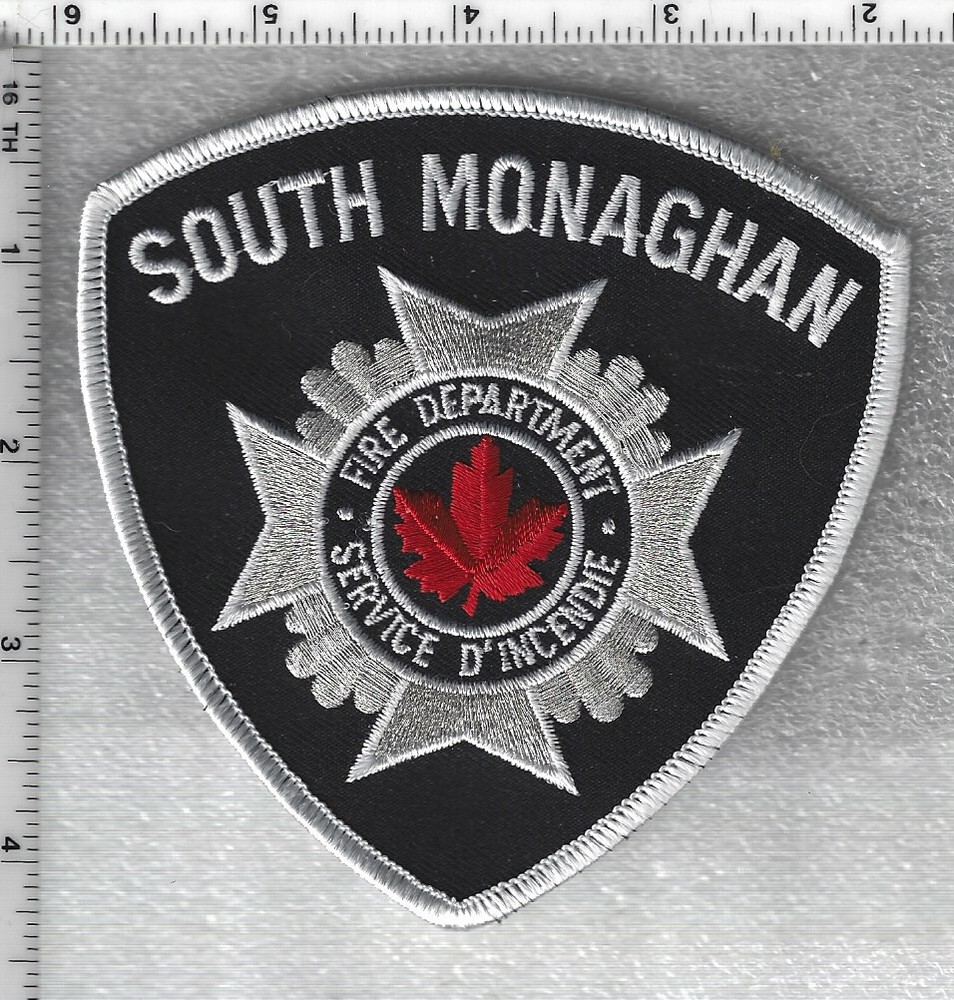 South Monaghan Fire Dept Service D'Incendie  (Ontario, Canada)  Shoulder Patch