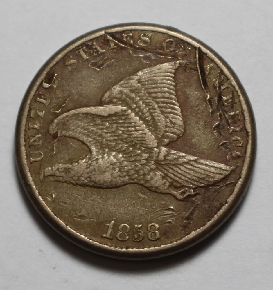 1858 Flying Eagle Cent RT95 Small Letters