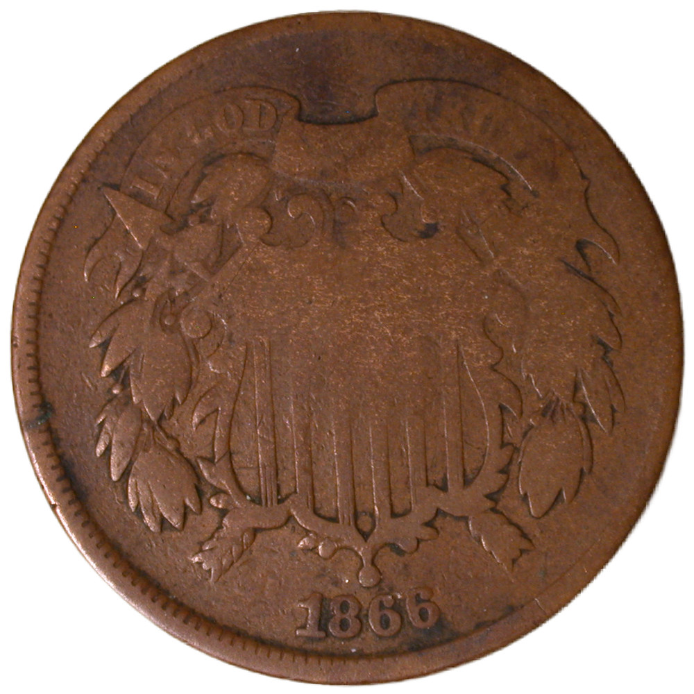 1866 Two Cent Piece