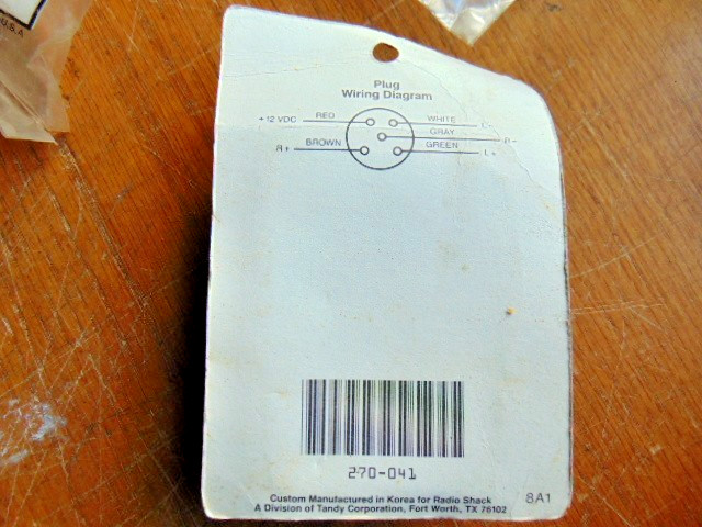 Archer 270-041A power and speaker plug