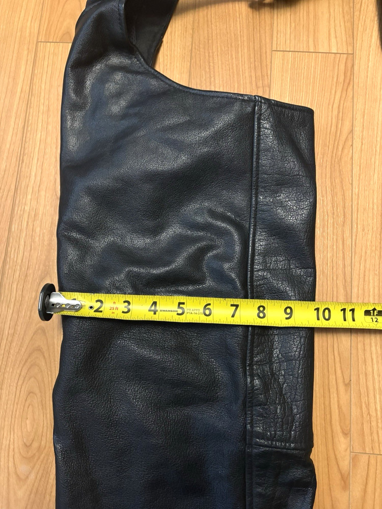 Milwaukee Leather Women's Black Leather Chaps Medium
