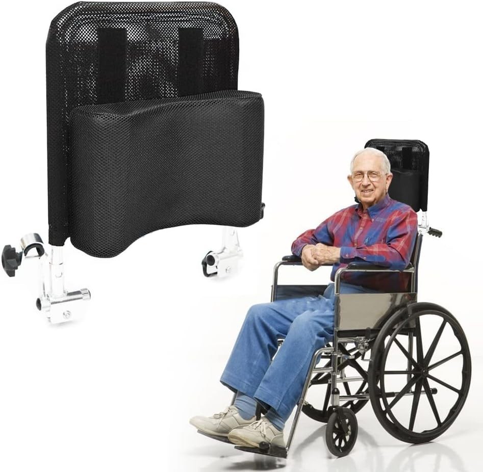 Adjustable Headrest Neck Support Pillow for Wheelchair Users, Soft Cushion