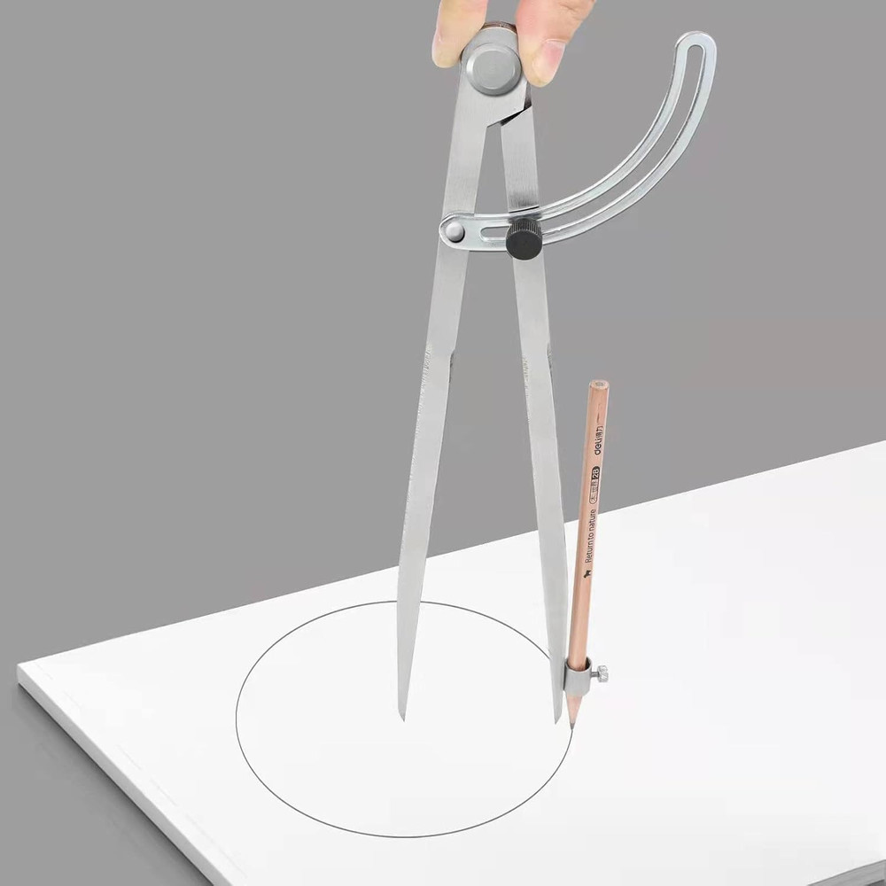 12 Inch Compass for Geometry, Compass for Woodworking, Precision Woodworking Com