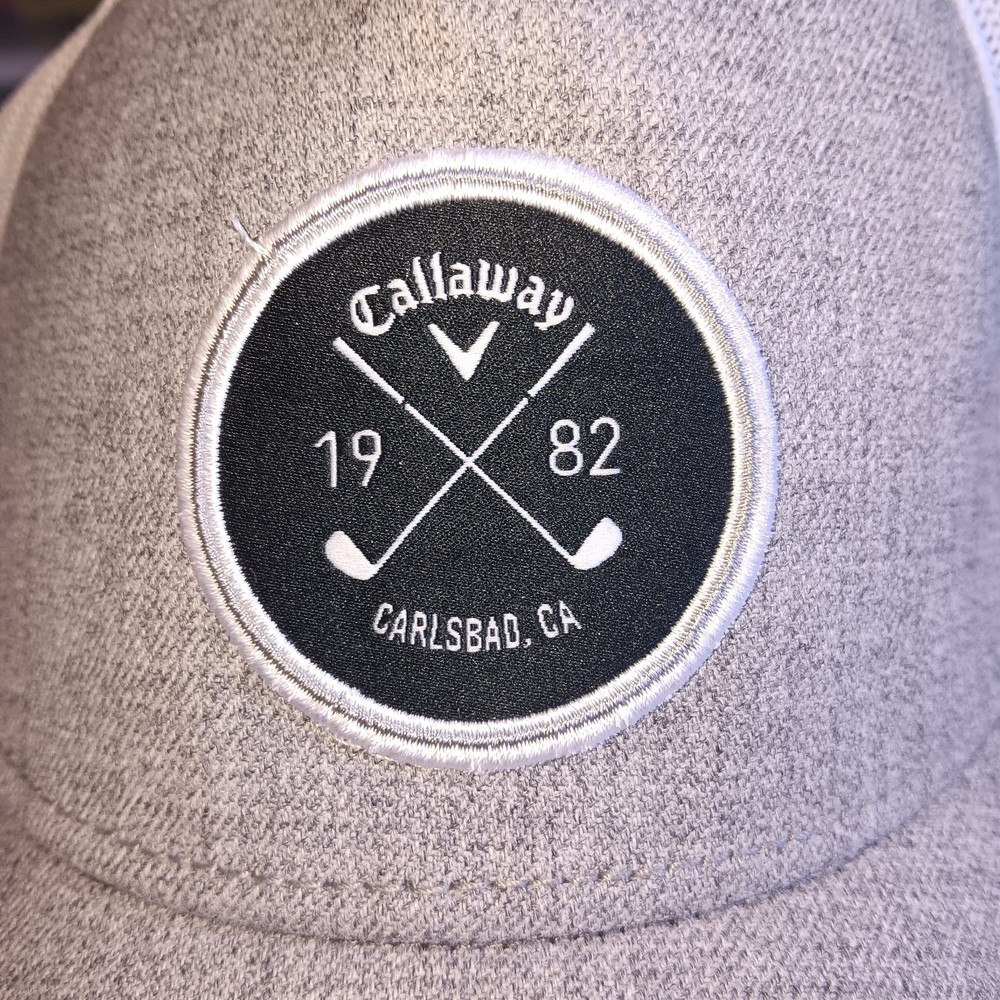 Callaway Adult Grey & White Adjustable Golf Hat