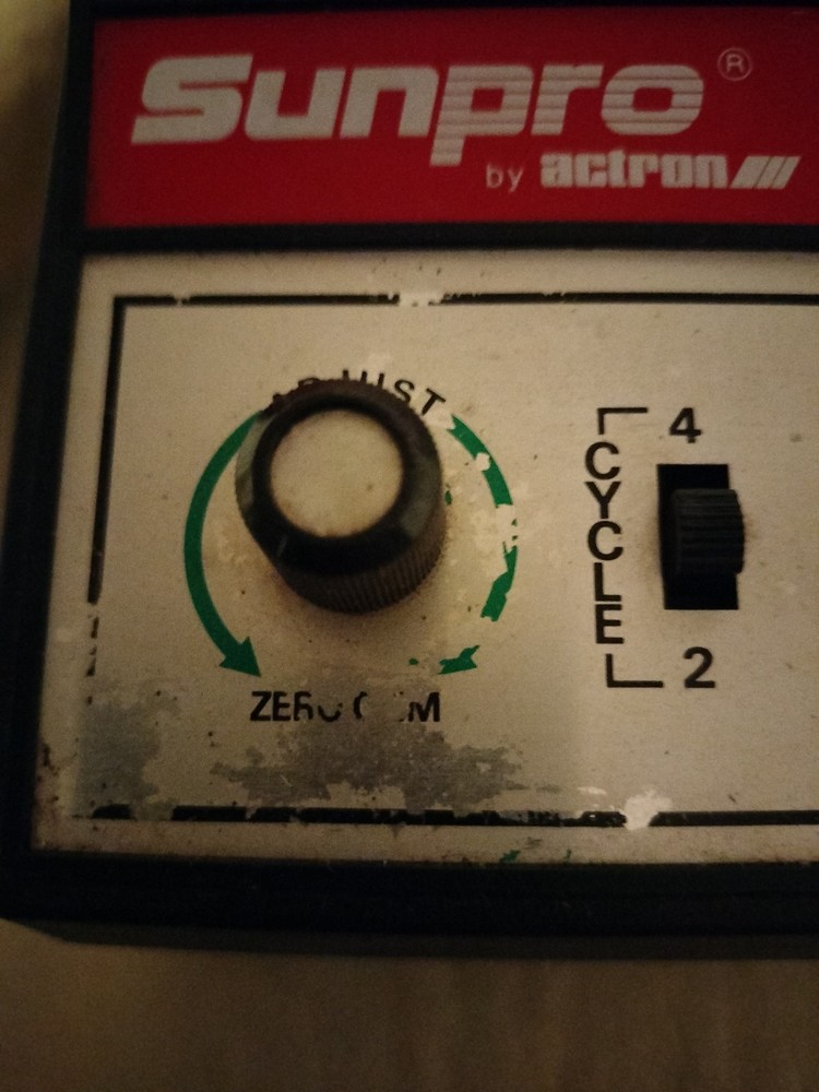 Sunpro By Actron Inductive Engine Analyzer CP7673 Untested As Pictured